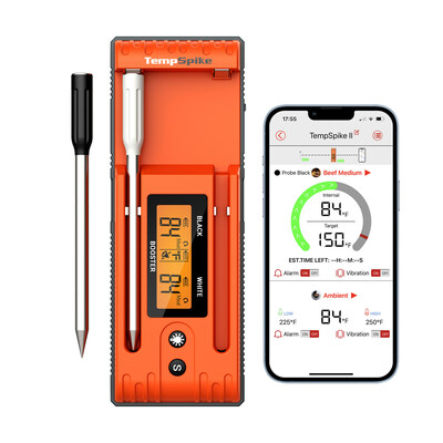 Cloud BBQ Wireless Meat Thermometer of 500FT, Bluetooth Meat Thermometer  for BBQ