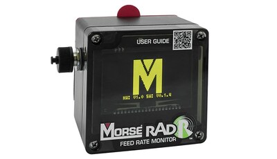 Morse has released the RadR Feed Rate Monitor, a band saw accessory that measures feed rate to ensure optimal blade performance.