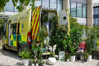 Ambulance brings plantstotherescue for PlantsatWorkWeek