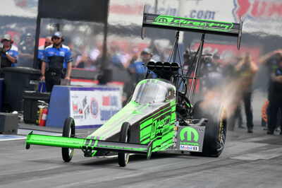 Tony Stewart Racing (TSR) drivers Leah Pruett, the defending Dodge Power Brokers NHRA Mile-High Nationals Top Fuel champion, and Matt Hagan, the three-time NHRA Funny Car World Champion, feel sentimental as they head to the Denver area for the final edition of the Dodge Power Brokers NHRA Mile-High Nationals, after 35 years with Dodge and Mopar partnership.