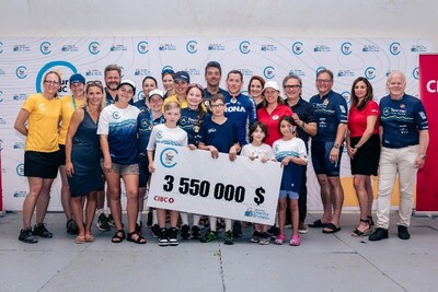 27e dition du Tour CIBC Charles-Bruneau : Une somme de 3 550 000 $ net amasse (Groupe CNW/Fondation Charles-Bruneau)