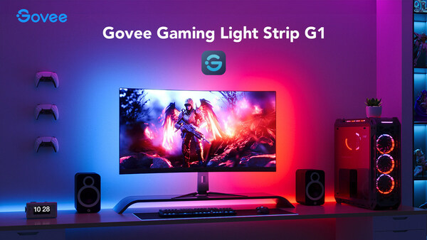 Govee announced its first-ever PC color-matching light strip, the Gaming Light Strip G1.