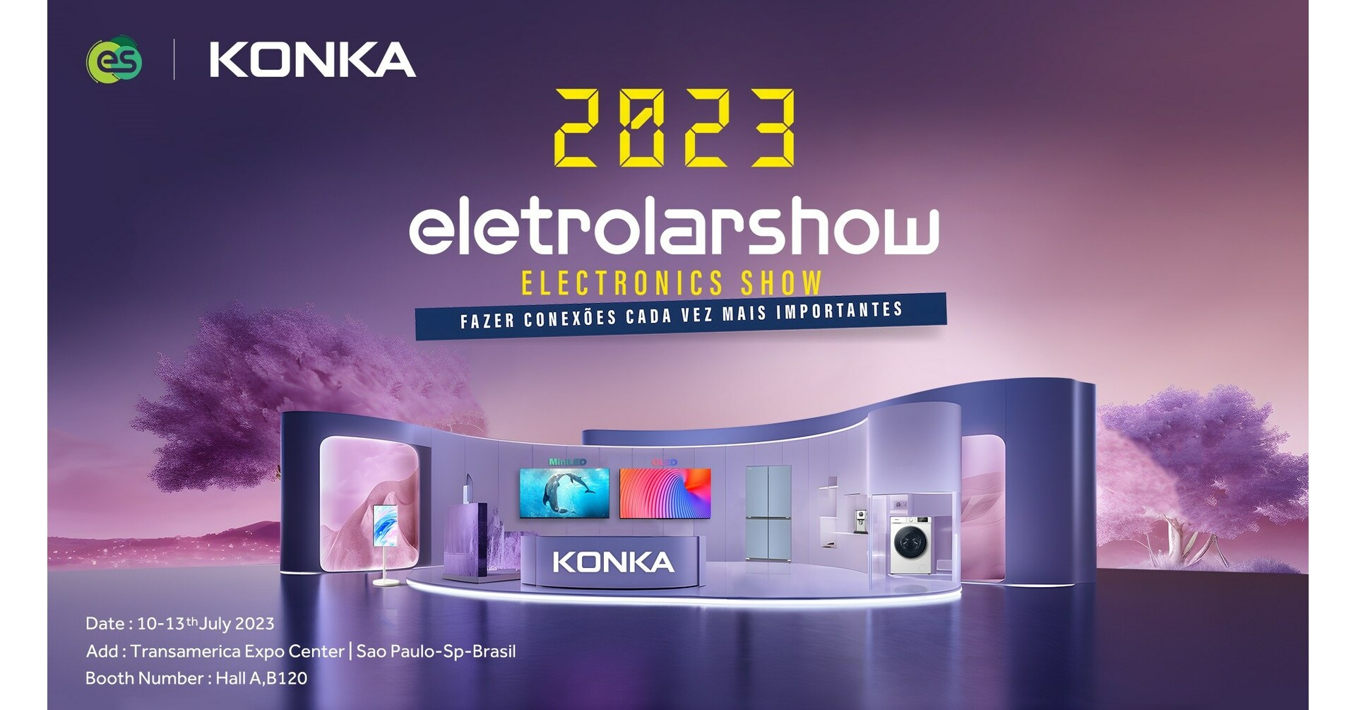 KONKA causa sensaci&oacute;n en la mayor feria de electrodom&eacute;sticos y electr&oacute;nica de Am&eacute;rica Latina