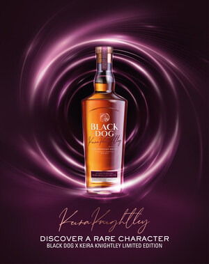 Black Dog, In Association With Keira Knightley, Unveils Its Rare Whisky Cask Edition