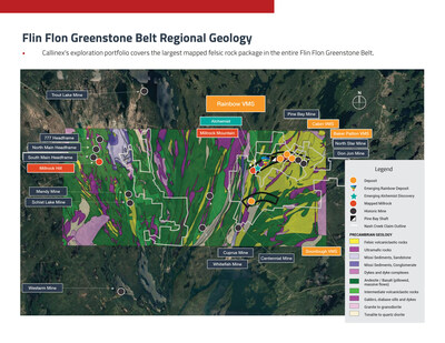 Flin Flon Greenstone Belt Regional Geology (CNW Group/Callinex Mines Inc.)