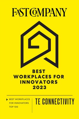 TE Connectivity ranked eighth among the 2023 Fast Company Best Workplaces for Innovators.