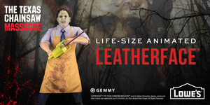 Gemmy Unveils The Texas Chainsaw Massacre's Leatherface Animatronic at Lowe's This Halloween