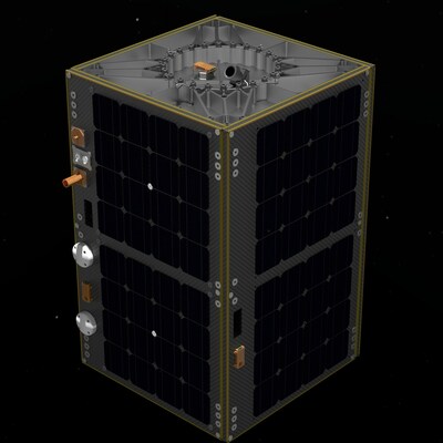 Rendering of Muon Space's second satellite, MuSat-2.