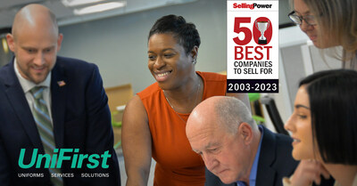 UniFirst sales team named to Selling Powers, "50 Best Companies to Sell For".