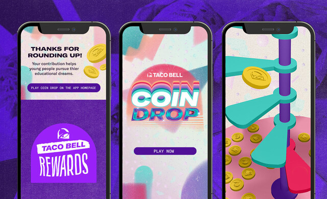 TACO BELL REVIVES BELOVED COIN DROP GAME VIRTUALLY TACO BELL REVIVES BELOVED COIN DROP GAME VIRTUALLY