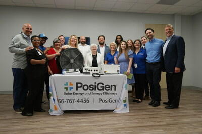 Treasury Secretary Janet Yellen with members of the PosiGen team at the company’s Louisiana Headquarters