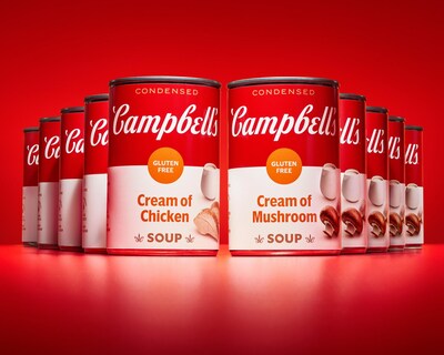 New Campbell's Gluten Free Cream of Chicken and Gluten Free Cream of Mushroom soups