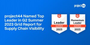 project44 Named Leader Across Eight Categories in G2 Summer 2023 Grid Report