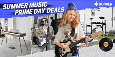 Donner celebrates the Summer Music Carnival, Unveiling Incredible Amazon Prime Day Discounts on Digital Pianos, Electric Guitars and Pedals