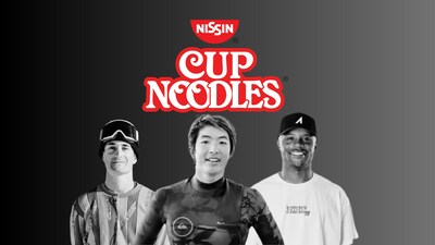 Team Cup Noodles with Kanoa Igarashi, Dashawn Jordan and Lucas Foster.