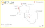 METALLA SELLS CORTEZ MINERAL CLAIMS TO NEVADA GOLD MINES FOR $5 MILLION AND DECLARES A SPECIAL DIVIDEND