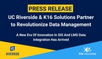 K16 Solutions Partners with the University of California, Riverside, to Revolutionize Data Management and Decision-Making