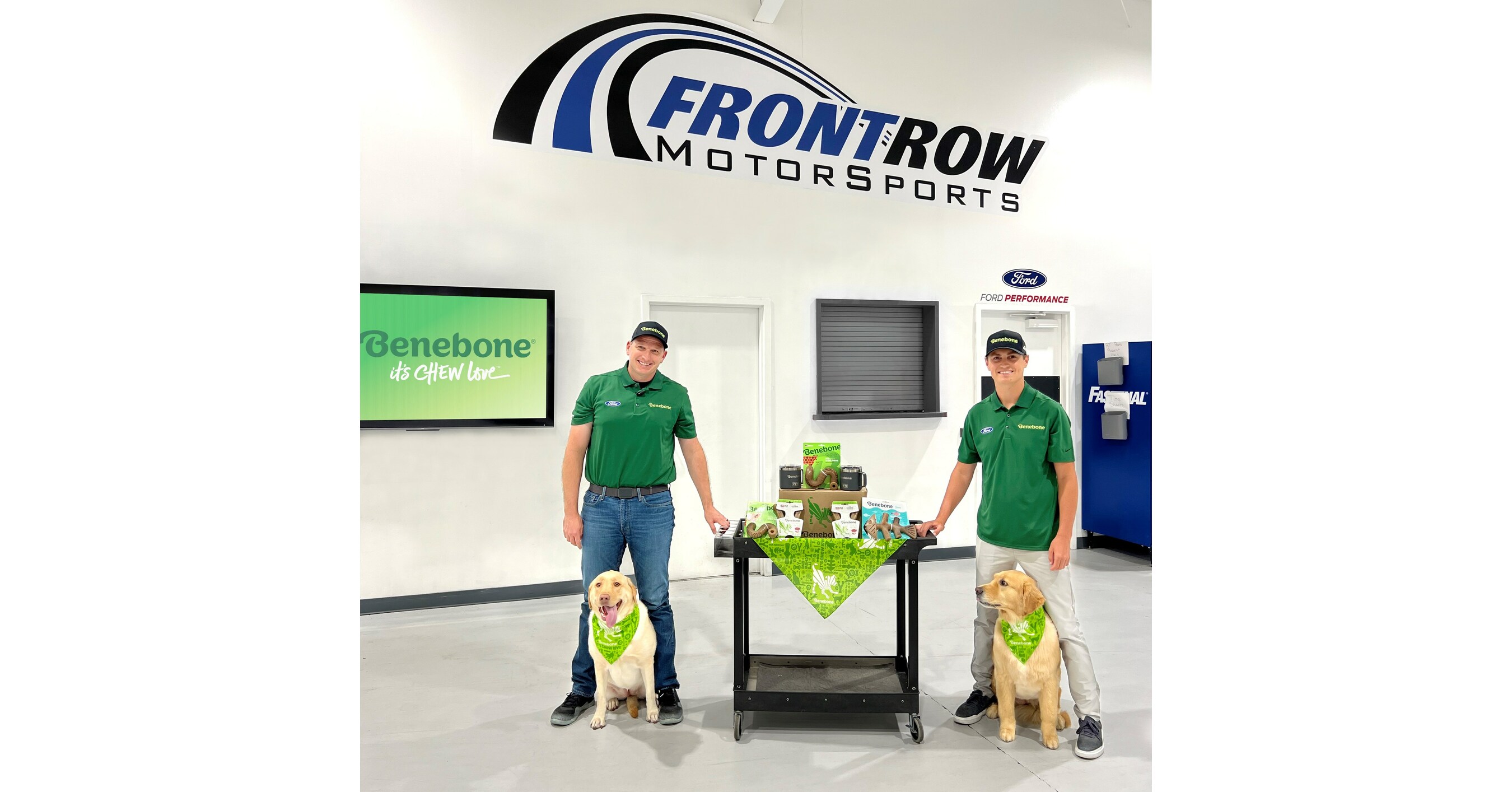 McDowell, Smith, and Their Dogs Join Benebone Family