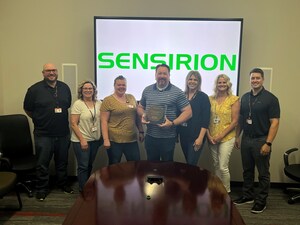 DigiKey Receives Distribution Excellence Award 2023 High Service Level from Sensirion