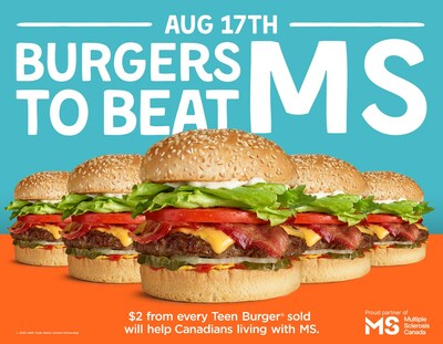 A&W Burgers to Beat MS Day 2023 (CNW Group/A&W Food Services of Canada Inc.)