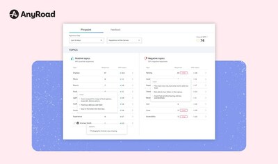 Leading Experiential Marketing Platform, AnyRoad, Announces Pinpoint: New Natural Language Processing and Generative AI Feedback Assistant