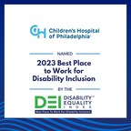 Children's Hospital of Philadelphia Recognized by the 2023 Disability Equality Index (DEI) as a Leader in "Best Places to Work for Disability Inclusion"