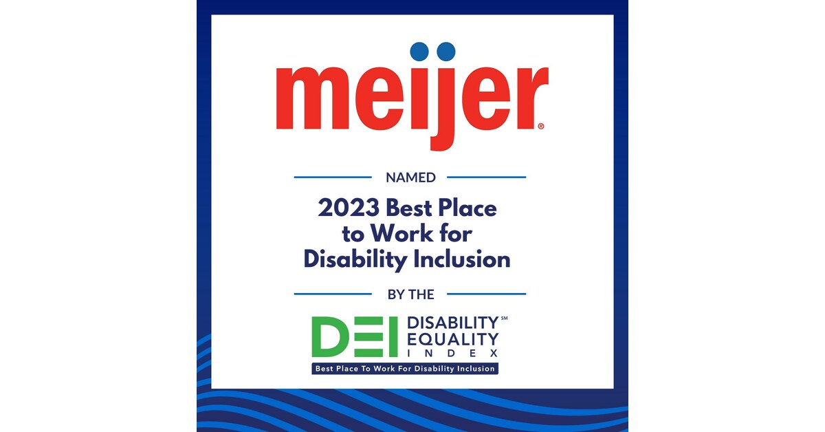 Meijer Recognized as Best Place to Work for Disability Inclusion Jul