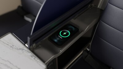 United debuts wireless charging onboard