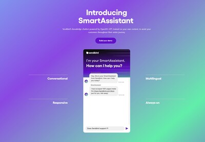 Sendbird Launches SmartAssistant, the First No-Code Generative AI