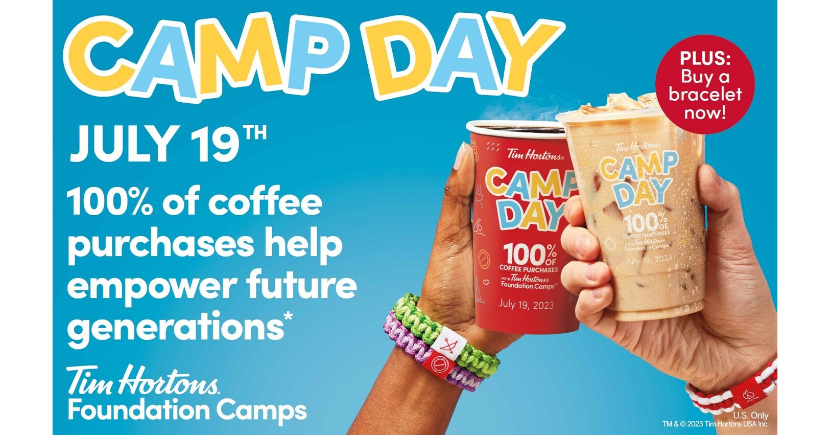 Tim Hortons® Camp Day Fundraiser Set for July 19