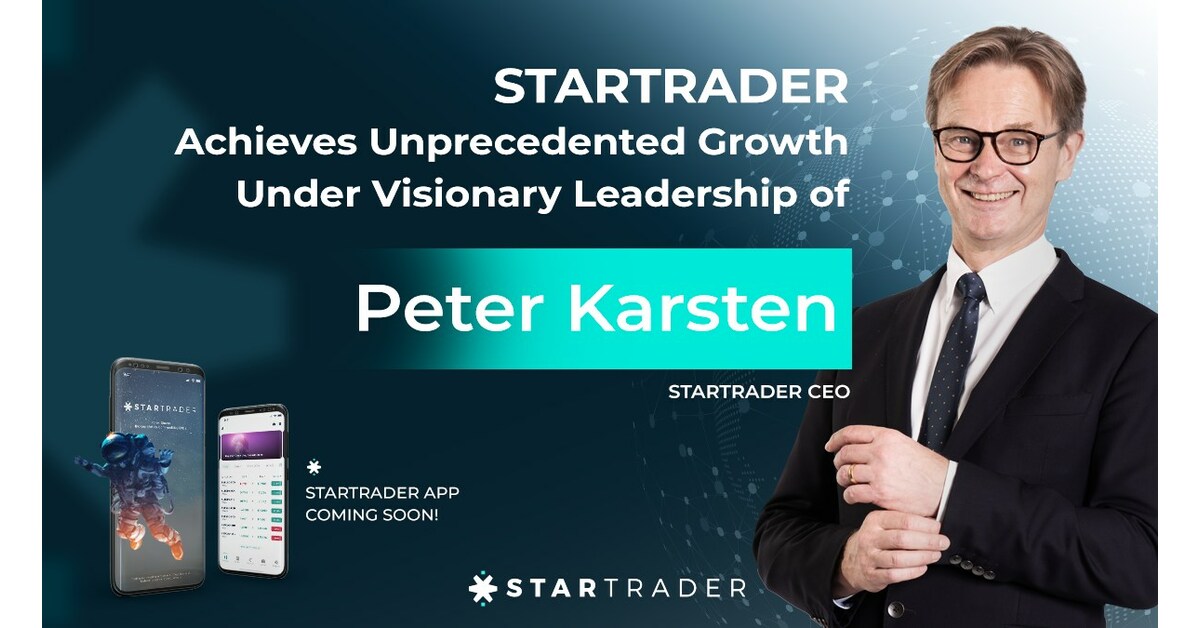 STARTRADER alcan&ccedil;a crescimento sem precedentes sob lideran&ccedil;a vision&aacute;ria de Peter Karsten