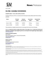 CU Inc - Q2 2023 Pref Dividend (CNW Group/CU Inc.)