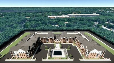 Washington Trust provides financing to Newport Apartments, LLC for the construction of a 142-unit apartment building on Newport Avenue in East Providence, R.I.