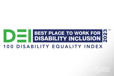 SAS is once again recognized as a Best Place to Work for Disability Inclusion in the Disability Equality Index.
