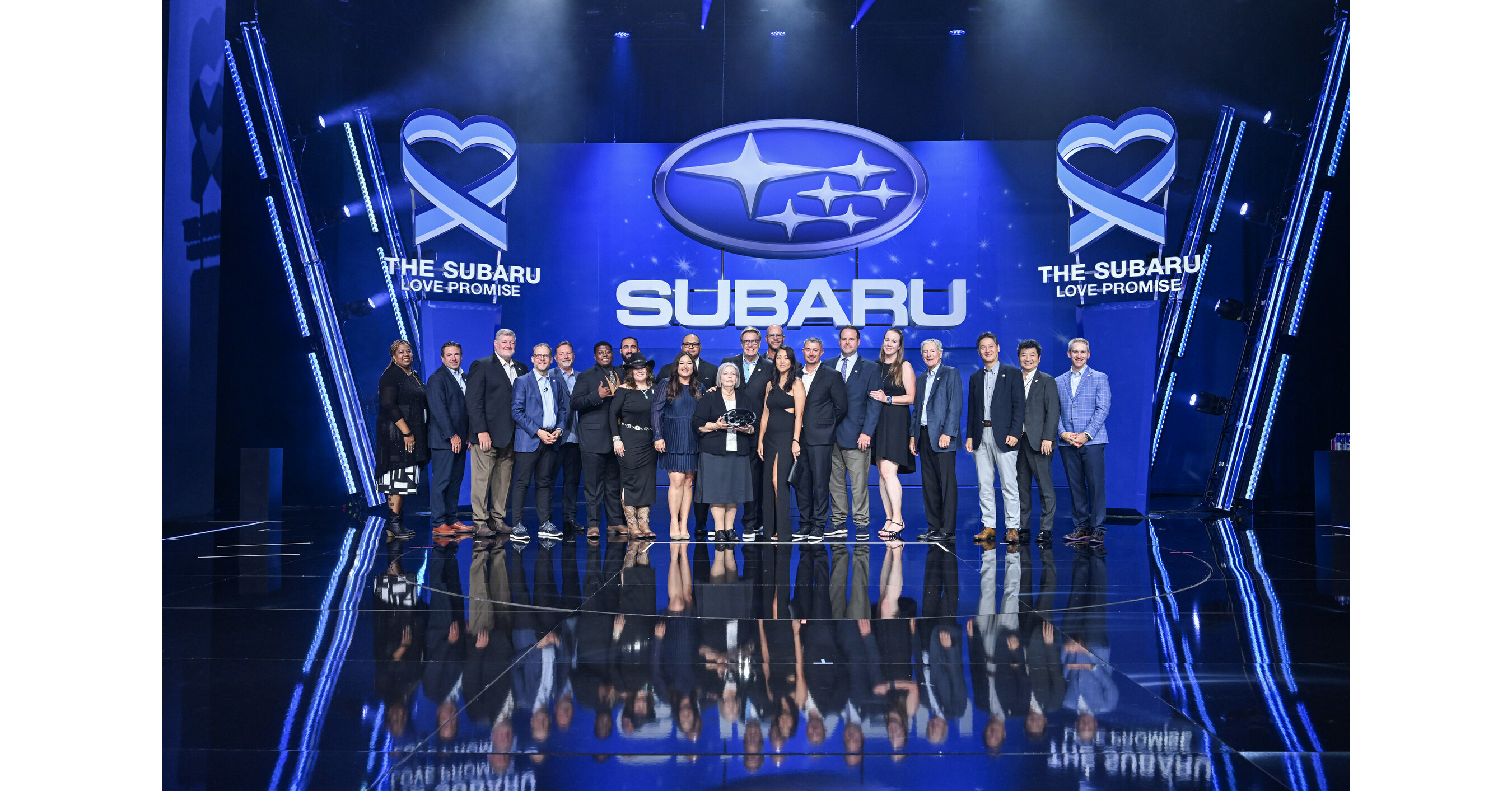 FINDLAY SUBARU OF LAS VEGAS RECEIVES THE SUBARU LOVE PROMISE RETAILER OF  THE YEAR AWARD HONORING COMMITMENT TO CUSTOMERS AND LOCAL COMMUNITY