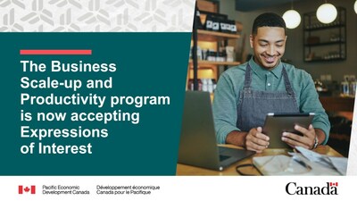 Minister Sajjan launches a new intake of the Business Scale-up and Productivity program (CNW Group/Pacific Economic Development Canada)