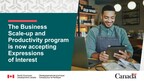 Minister Sajjan launches a new intake of the Business Scale-up and Productivity program