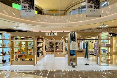 The Exclusive Macau CELINE PLEIN SOLEIL Pop-Up Store located in Opal Lobby at Galaxy Promenade
