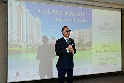 Prior to the roadshow, Galaxy Macau hosted a business luncheon in The Westin Josun Seoul where major partners including airlines, travel agencies and local media were invited, in hopes of expressing its gratitude to them as well as providing them with its latest updates of Galaxy Macau. (PRNewsfoto/Galaxy Macau)