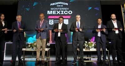 Ascendion executives and local government officials at an event to open Ascendion's newest hub in Monterrey, Mexico, to serve global clients with software innovation solutions.