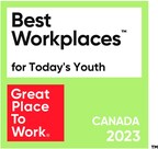 VENTERRA REALTY NAMED ONE OF THE 2023 BEST WORKPLACES™ FOR TODAY'S YOUTH BY THE GREAT PLACE TO WORK® INSTITUTE