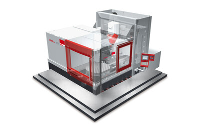 The ultra-versatile EMCO MECOF UMILL 1800 machines feature large work envelopes in a small footprint capable of various machining operations. (Courtesy of EMCO GmbH)