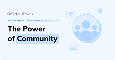 Dash Hudson Social Media Trends Report: The Power of Community (CNW Group/Dash Hudson Inc.)