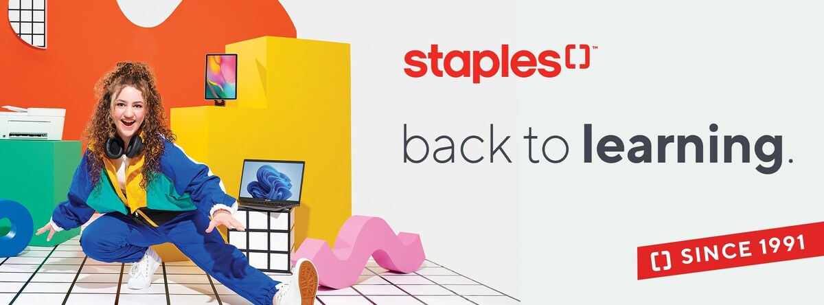 Shop like it's 1991: Staples Canada delivers more value this Back to School  season with '90s pricing on essential supplies
