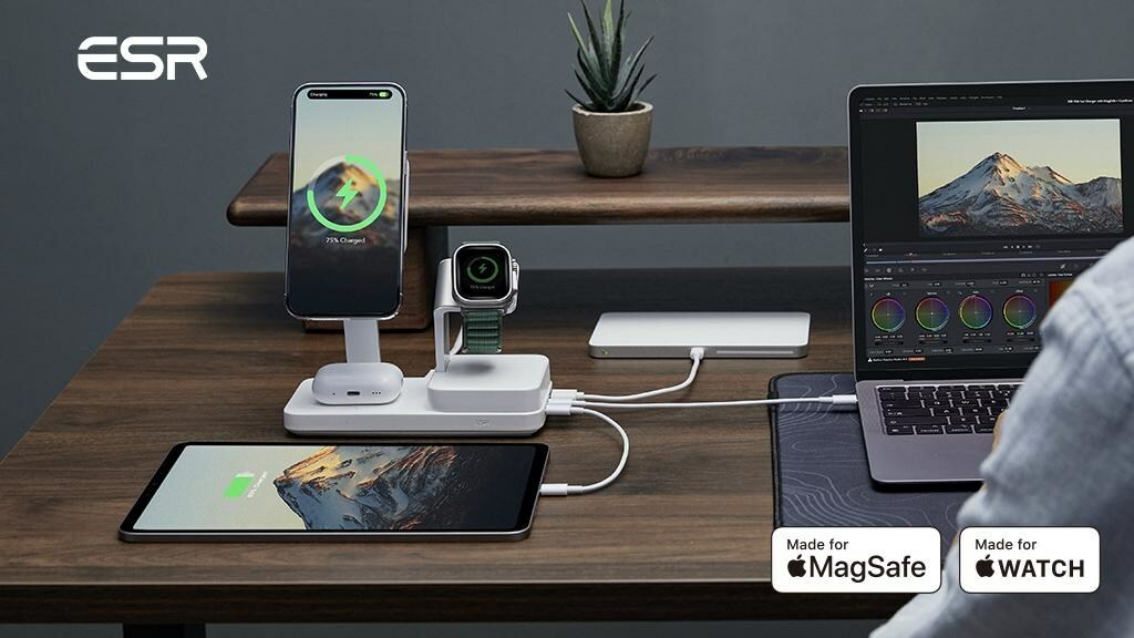 MagSafe 3-in-1 Travel Wireless Charging Stand - ESR