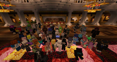 A private party was held in the Miladycraft server in conjunction with the real life one.