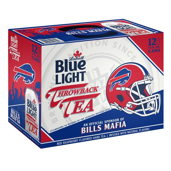 Labatt releases NEW Throwback Tea, the third Labatt collaboration with the Buffalo Bills.