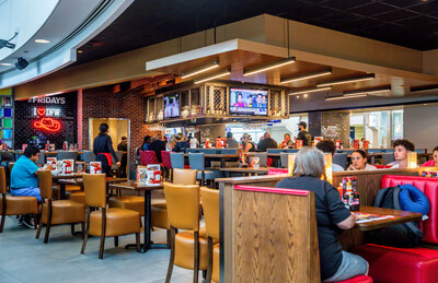 TGI Fridays today opens a newly remodeled restaurant at DFW Airport