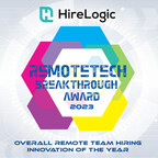 HireLogic Awarded "Overall Remote Team Hiring Innovation of the Year" by RemoteTech Breakthrough