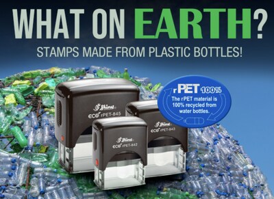 Rubber Stamp Champ Introduces Stamps Made from Plastic Bottles